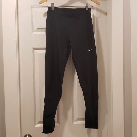 NIKE Dri-Fit Pants with Side Zipper and Reflector - Picture 1 of 3